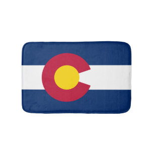 Statlig flagga i Colorado Badrumsmatta