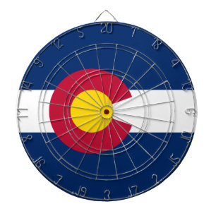 Statlig flagga i Colorado Darttavla