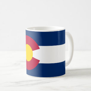 Statlig flagga i Colorado Kaffemugg