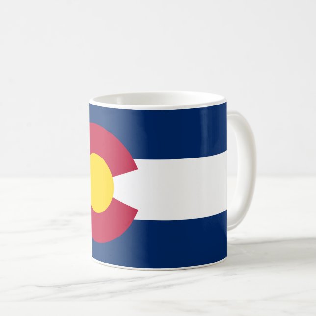 Statlig flagga i Colorado Kaffemugg (Framsida höger)