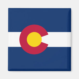 Statlig flagga i Colorado Magnet