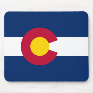 Statlig flagga i Colorado Musmatta