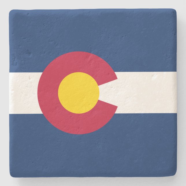 Statlig flagga i Colorado Stenunderlägg (Framsidan)