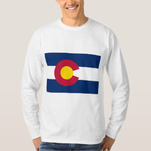 Statlig flagga i Colorado T Shirt