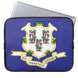 Statlig flagga i Connecticut, Förenta staterna Laptop Fodral