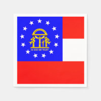 Statlig flagga i Georgien Pappra Party Napkins
