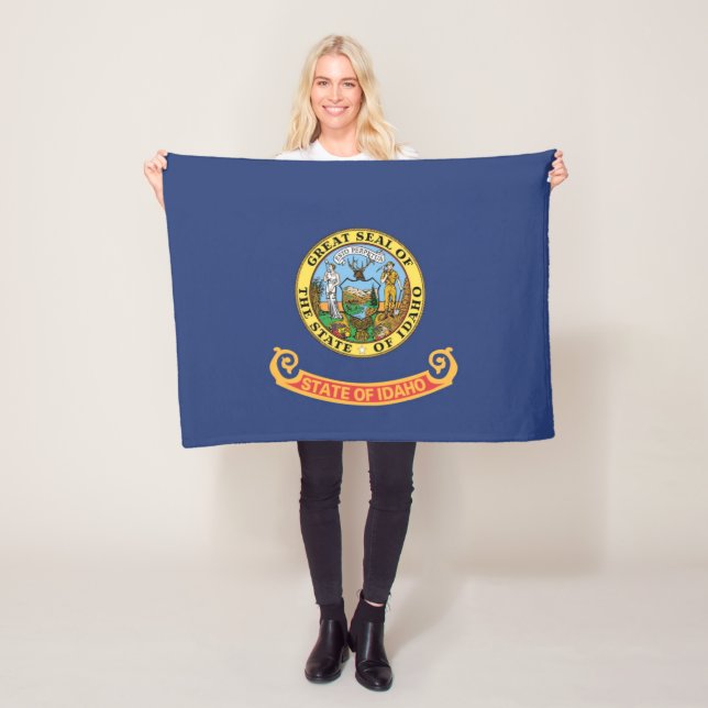 Statlig flagga i Idaho, Förenta staterna Fleecefilt (På plats)