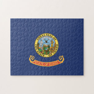 Statlig flagga i Idaho, USA Pussel