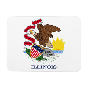 statlig flagga i Illinois, Förenta staterna Magnet