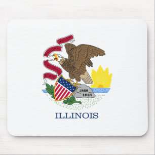 Statlig flagga i Illinois Musmatta