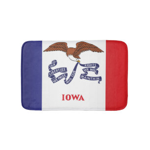 Statlig flagga i Iowa, Förenta staterna Badrumsmatta