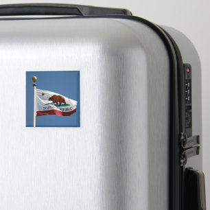 Statlig flagga i Kalifornien Blå himmel Photo Magnet