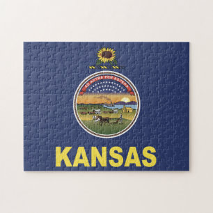 Statlig flagga i Kansas, Förenta staterna Pussel