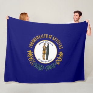 Statlig flagga i Kentucky Fleecefilt
