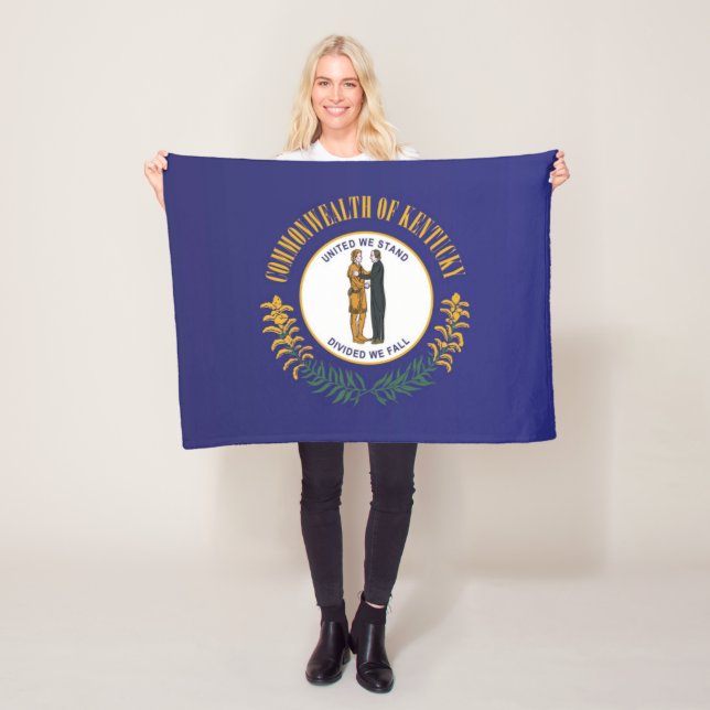 Statlig flagga i Kentucky, Förenta staterna Fleecefilt (På plats)