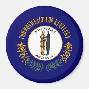 Statlig flagga i Kentucky Magnet