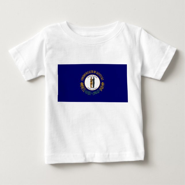 Statlig flagga i Kentucky T Shirt (Framsida)