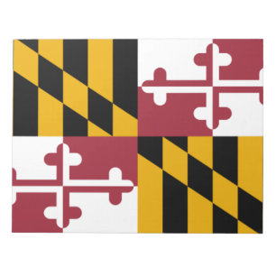 Statlig flagga i Maryland Anteckningsblock