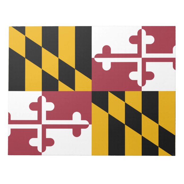 Statlig flagga i Maryland Anteckningsblock (Framsida)