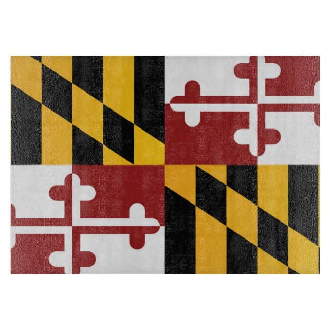 Statlig flagga i Maryland, Förenta staterna (Framsidan)