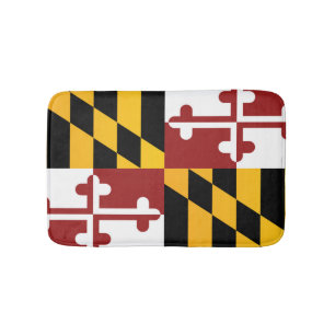 Statlig flagga i Maryland, Förenta staterna Badrumsmatta