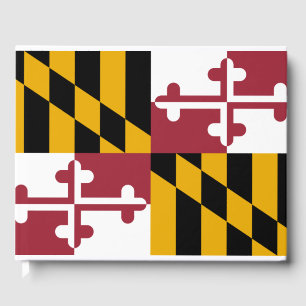 Statlig flagga i Maryland Gästböcker