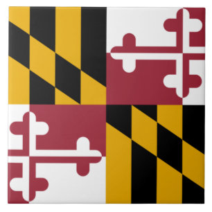 Statlig flagga i Maryland Kakelplatta