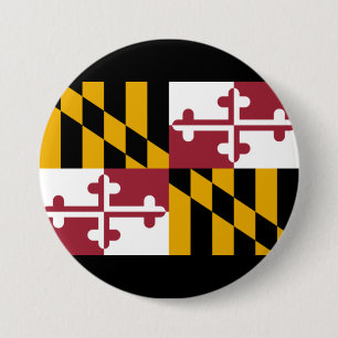 Statlig flagga i Maryland Knapp