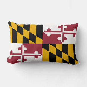 Statlig flagga i Maryland Lumbarkudde