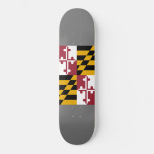 Statlig flagga i Maryland Mini Skateboard Bräda 18,5 Cm