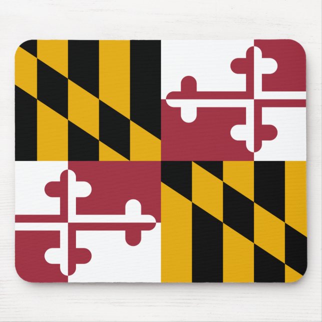 Statlig flagga i Maryland Musmatta (Framsidan)