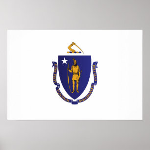 statlig flagga i Massachusetts, Förenta staterna Poster