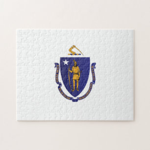 Statlig flagga i Massachusetts, Förenta staterna Pussel