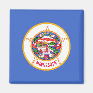 Statlig flagga i Minnesota Magnet