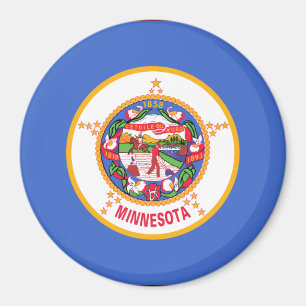Statlig flagga i Minnesota Magnet
