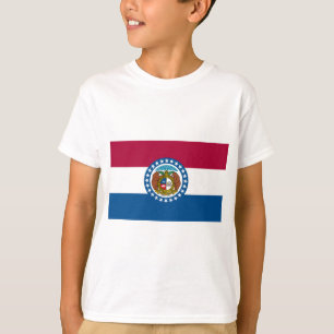 Statlig flagga i Missouri T Shirt