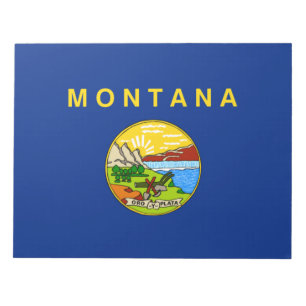 Statlig flagga i Montana Anteckningsblock