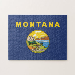 Statlig flagga i Montana, Förenta staterna Pussel