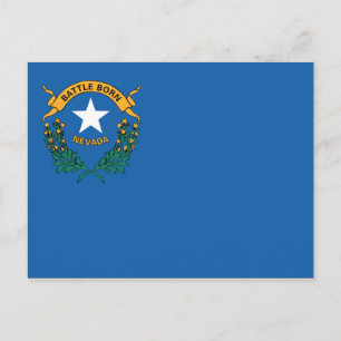 Statlig flagga i Nevada, Förenta staterna Vykort