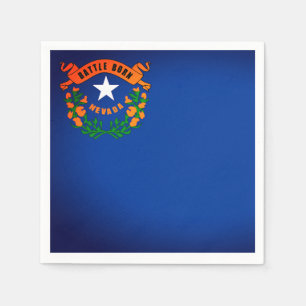 Statlig flagga i Nevada Pappra Party Napkins Pappersservett