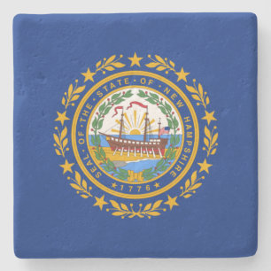 Statlig flagga i New Hampshire Stenunderlägg