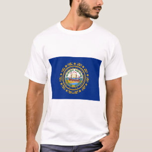 Statlig flagga i New Hampshire T-Shirt
