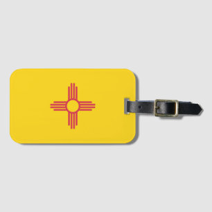 Statlig flagga i New mexico, Förenta staterna Bagagebricka