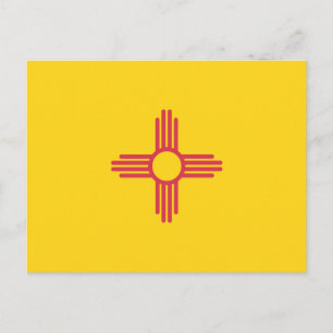 statlig flagga i New mexico, Förenta staterna Vykort