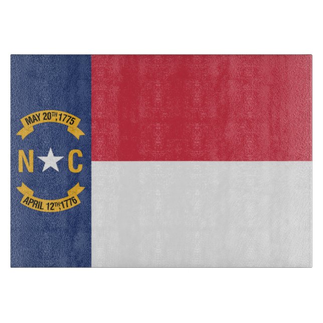 Statlig flagga i North Carolina, Förenta staterna (Framsidan)