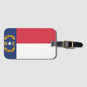 Statlig flagga i North Carolina, Förenta staterna Bagagebricka