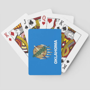 Statlig flagga i Oklahoma Casinokort