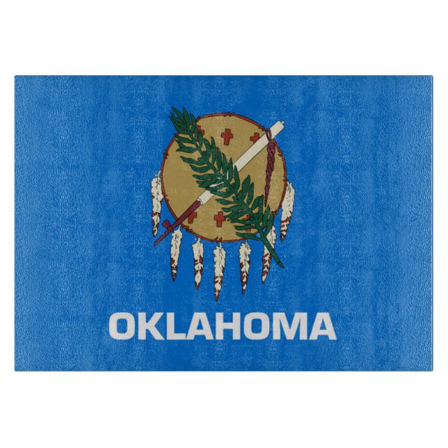 Statlig flagga i Oklahoma, Förenta staterna (Framsidan)