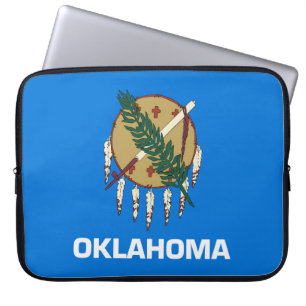 Statlig flagga i Oklahoma, Förenta staterna Laptop Fodral