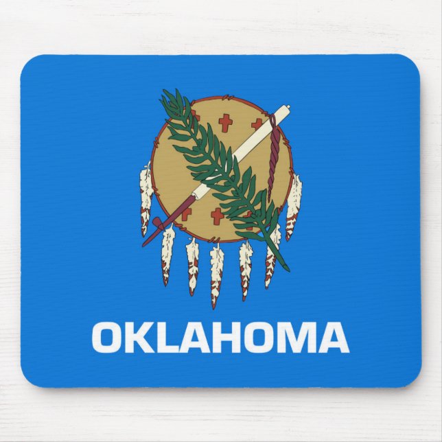 Statlig flagga i Oklahoma, Förenta staterna Musmatta (Framsidan)